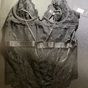 Fashion Nova Black Lace Bra Intimates